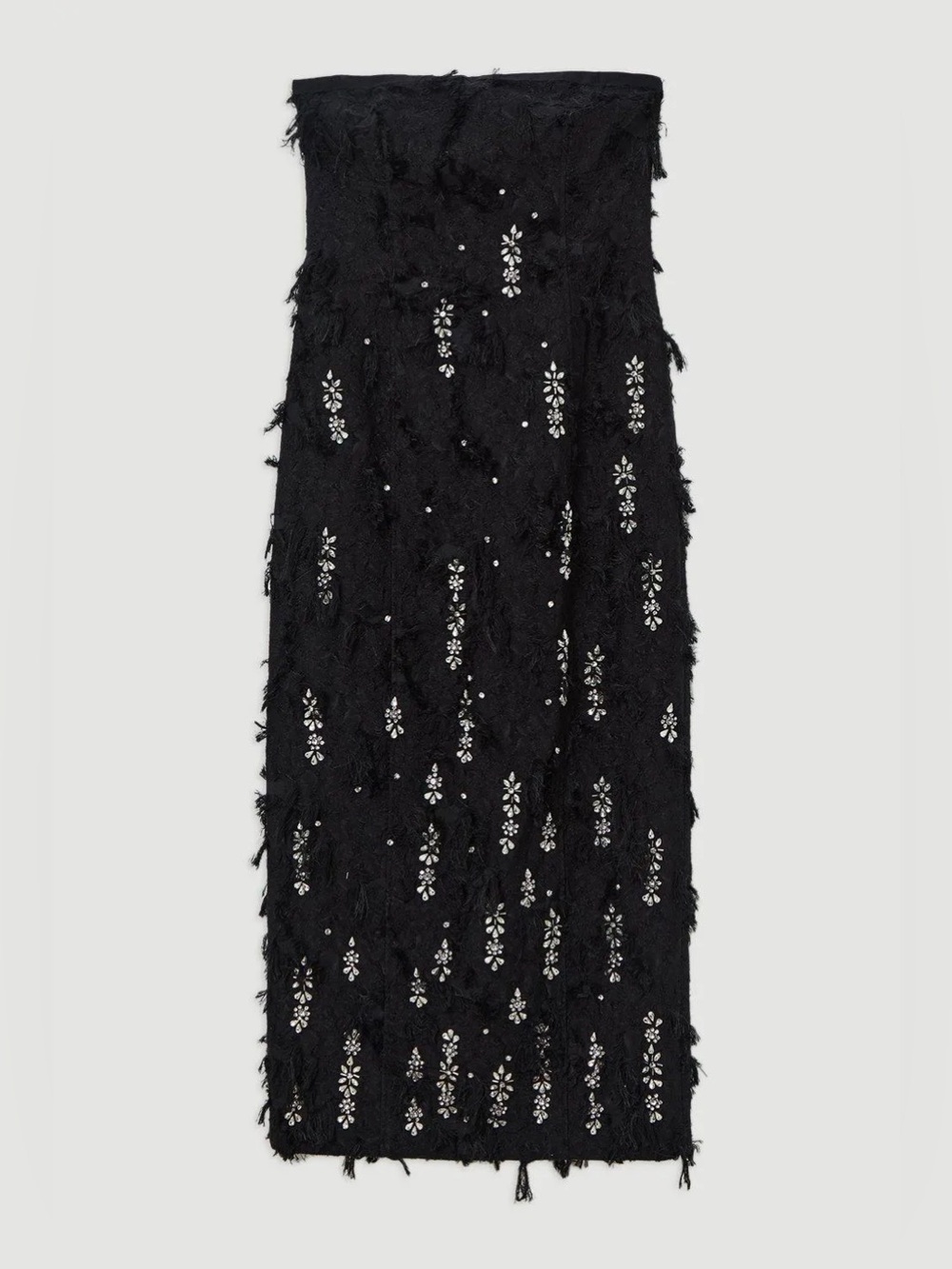 Karen Millen Crystal Embellished Textured Dress NWT  US 12